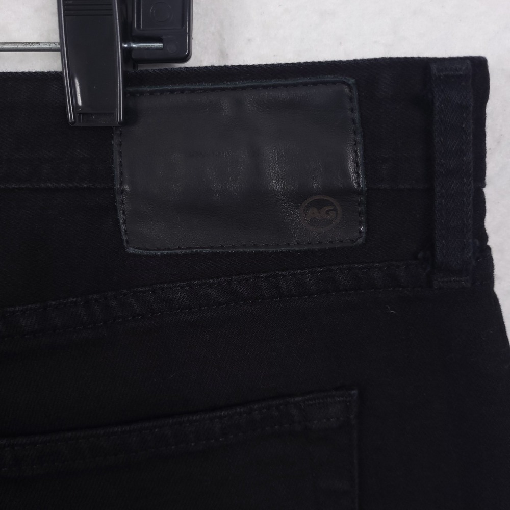 AG Adriano Goldschmied The Graduate Jeans Mens Black Size 40x34 Fit 40x30 - Picture 12 of 16